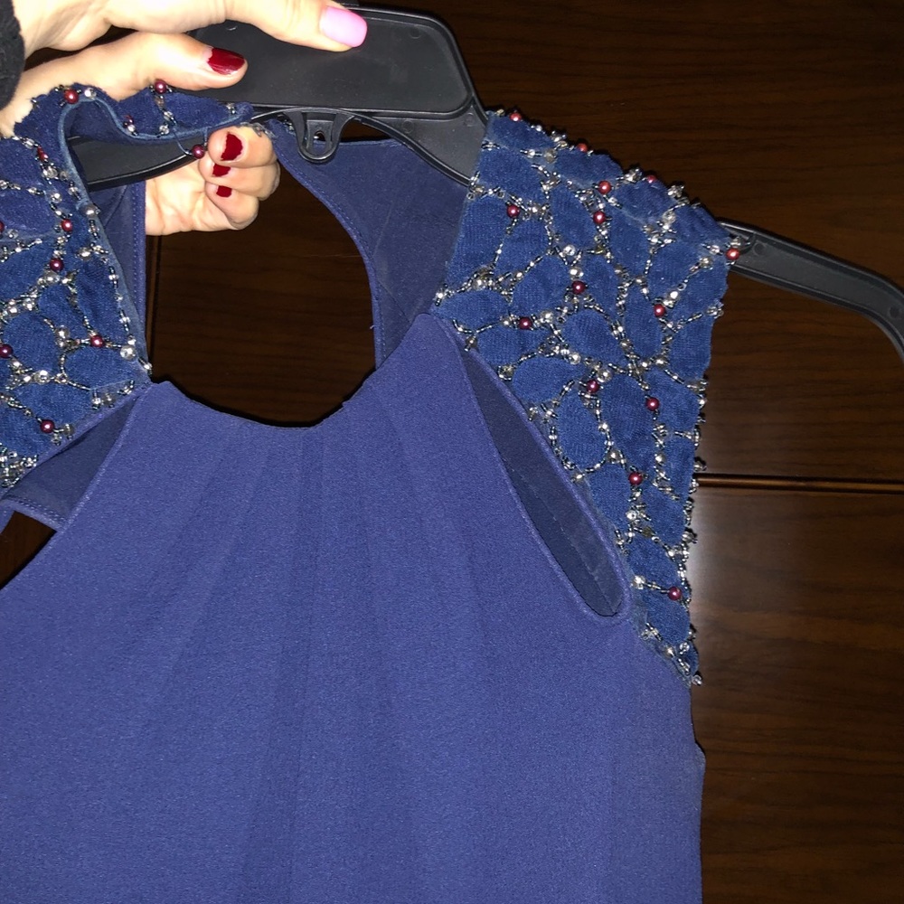 Blue dress